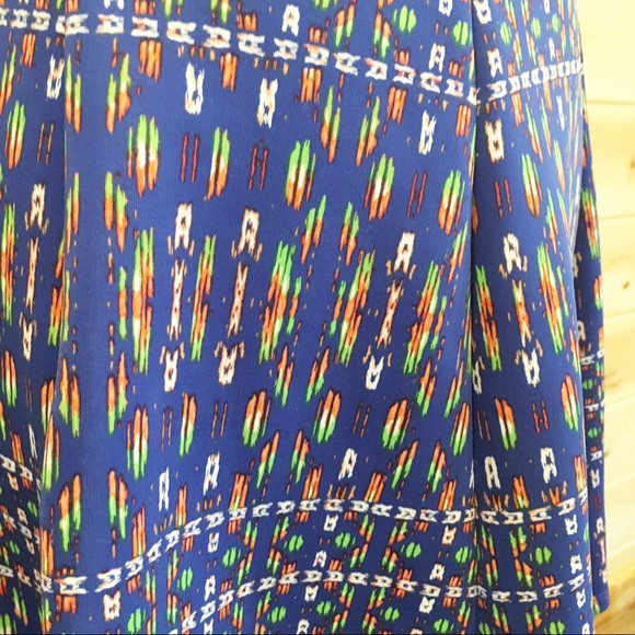 Decree Colorful Tribal Aztec Skater Skirt Small - Picture 6 of 6